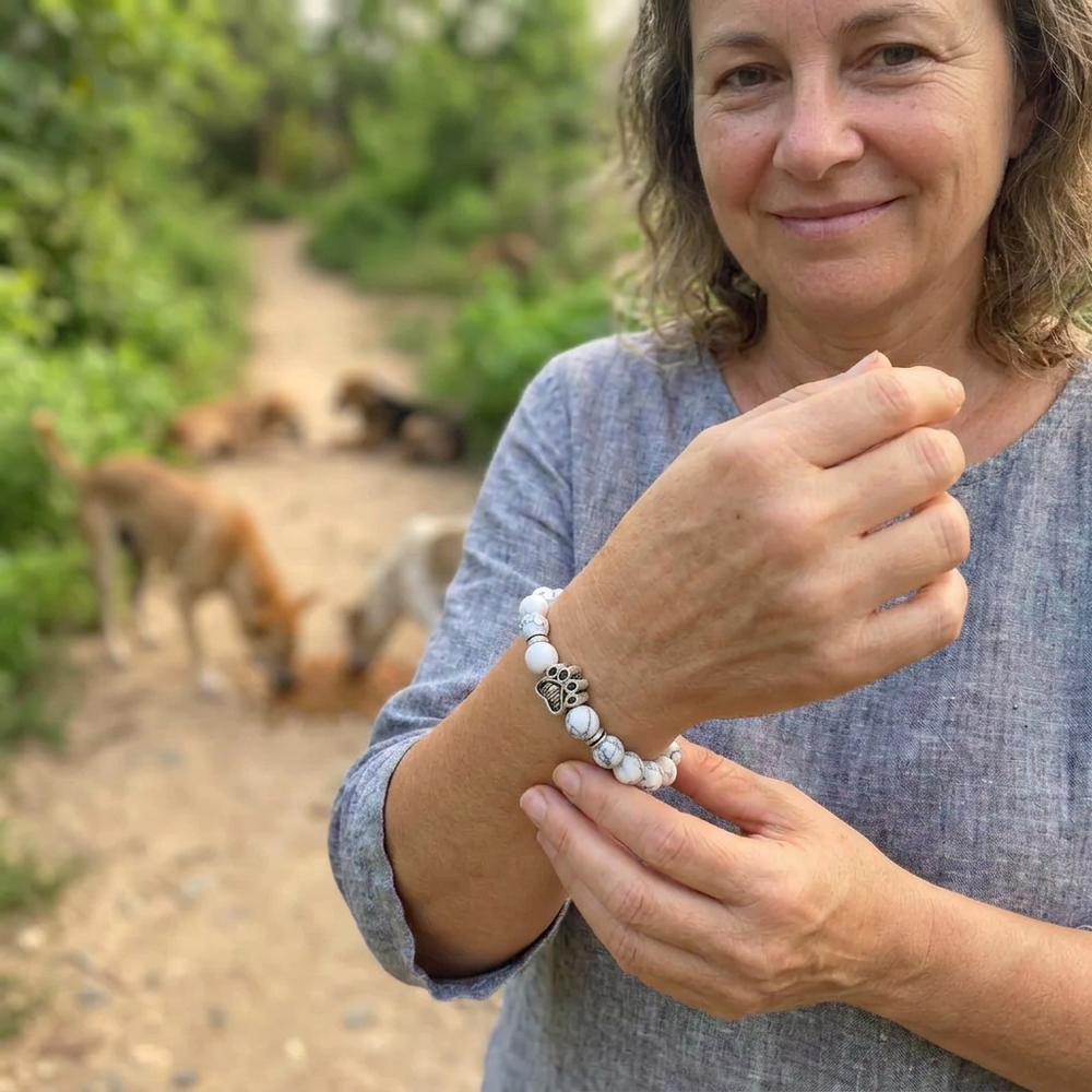 Bracelet Sans Collier - Blanc Arctique